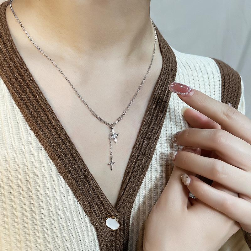 Женское ожерелье Lindon, кулон из медного сплава, циркон, модный подарок