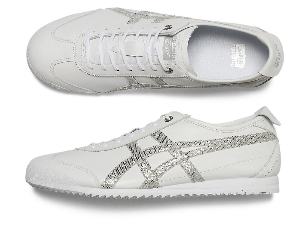 1183C345-100 Onitsuka Tiger Mexico 66 SD Белый Чистое Серебро (Мужской)