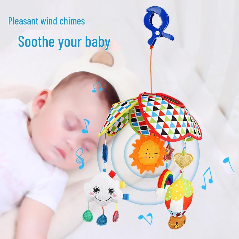 Jollybaby Newborn Soothing Stroller & Crib Hanging Rattle Chime