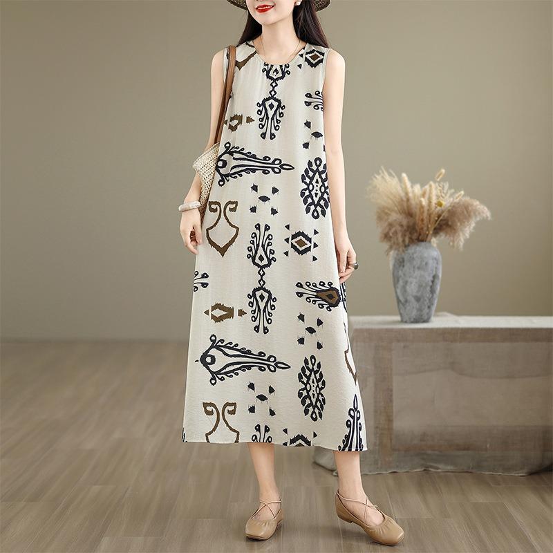 Women's Short Sleeve Cotton Dress