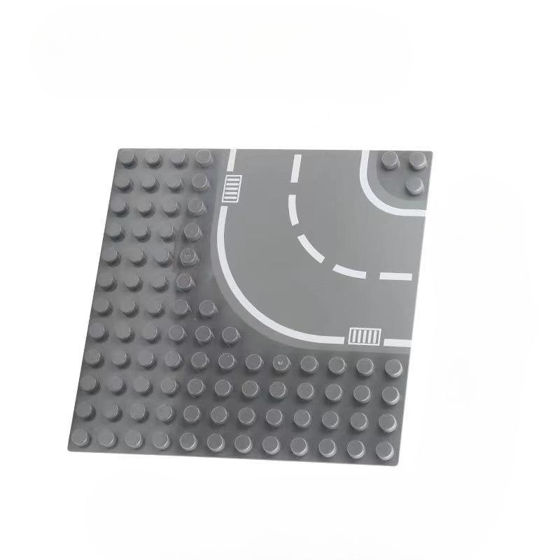 Нижняя пластина дорожного строительного блока Детская развивающая большая нижняя пластина из ДСП Аксессуары для игрушечного строительного блока Нижняя пластина