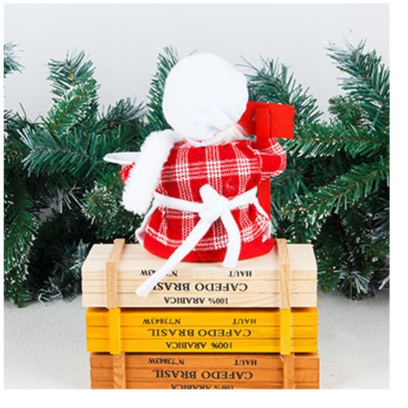 Шеф-повар Санта-Клаус Рождественские украшения Рождественский декор стола Украшения Старик Кукла Подвесные ноги Сидящий Стоящий Шеф-повар Старик