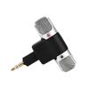 Mini Stereo Microphone Mic 3.5mm Gold Plating Plug Jack for PC Laptop MD Camera