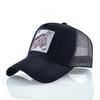 Men Summer Cotton Embroidery Animal Baseball Cap for Women Mesh Trucker Cap Hats For Men Casual Caps