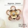 No Sew Floral Rhinestone Collar Buttons High-quality Decorative Shirt Buttons  Diy Clothes