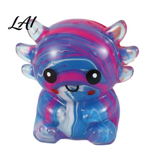Soft Squeeze Ball Salamander Toy Slow Rising Cute Animal Fidget Portable Stress Relief Gadget Rebound Balls Home Office Sensory Gifts for Adults