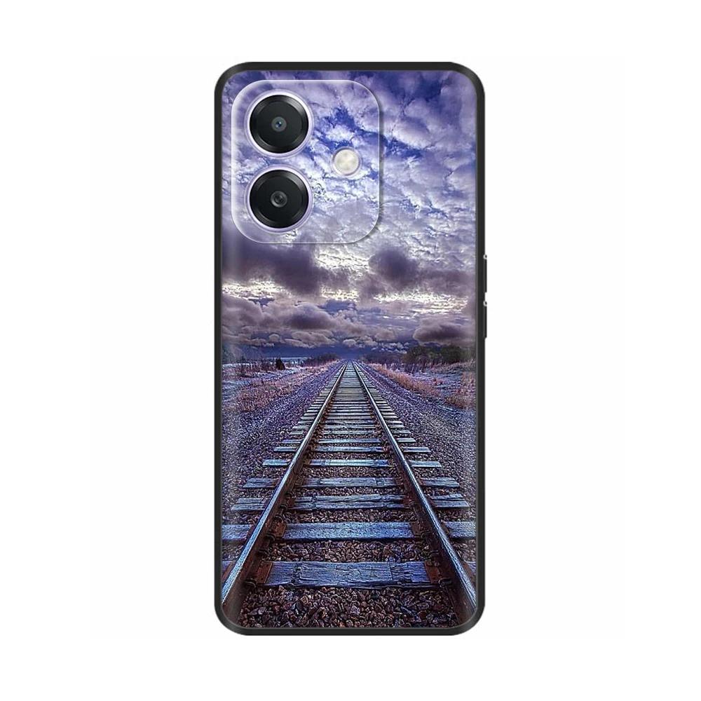 Для OPPO A3X A3 4G 5G Чехол Накладка на телефон Крутой Милый Мягкий Гладкий Жидкий Силикон Бампер для OPPO A3x A3 A40 4G A60 5G Корпус Fundas