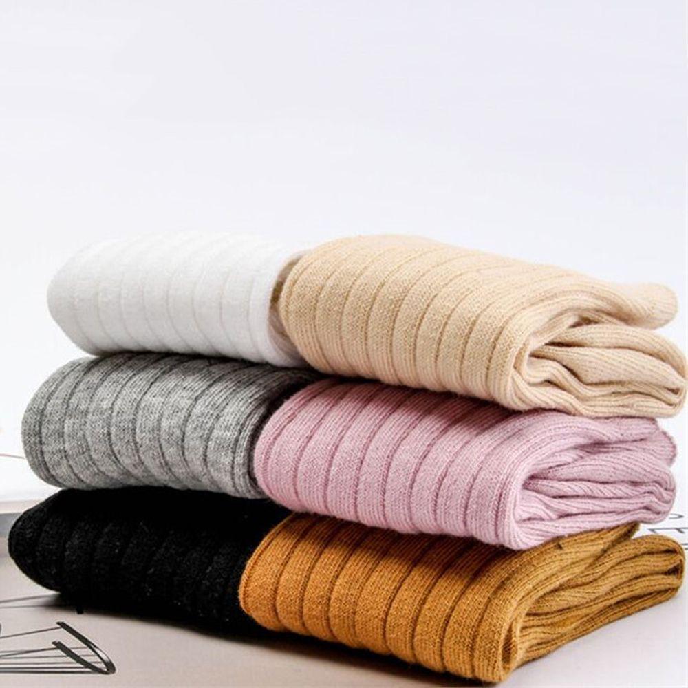 Детские полосатые длинные хлопковые гольфы зимние теплые гетры детские носки