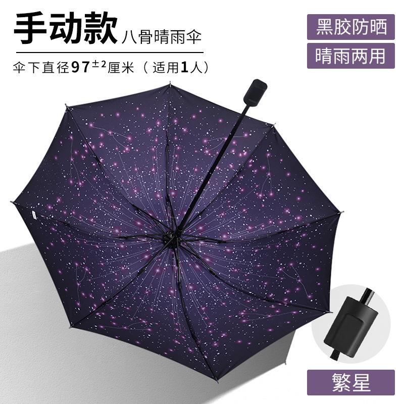 Creative Graffiti Umbrella Sun Umbrella Vinyl Parasol Sun Protection UV Protection Umbrella