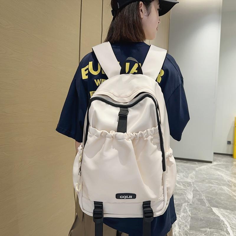 Повседневный рюкзак Простой Большой вместимости Дорожный рюкзак Модный Школьный рюкзак для старшеклассников и студентов