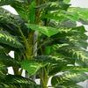 Artificial Plant, Plastic Plant, Cement Pot, Indoor and Outdoor, 120 cm, Green