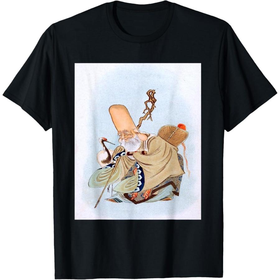 Фукурокудзю - Японский Бог Удачи Японская Мифология Народное Божество Футболка