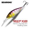 BEARKING 70 мм 15 г погружение 3 м магнитная весовая система рыболовные приманки гольян кривошипный воблер качественные рыболовные снасти крючки для рыбалки