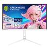 Игровой монитор Greenhouse 27 дюймов 180 Гц 1 мс WQHD 3 года гарантии Совместимость с функцией подъема Белый Адаптивная синхронизация GH-ELCG27WB-WH