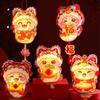 Chinese Style Snake Year Portable Lantern New Year Luminous Lantern Home New Year Ornament