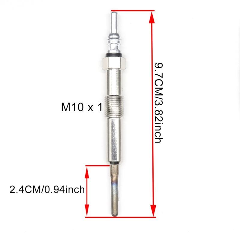 4 шт. Дизельный отопитель Никелирование Свечи накаливания Для Dacia Logan 1.5DCi 110655687R 8200682592 2012 2013 2014 2015 2016 2017 -