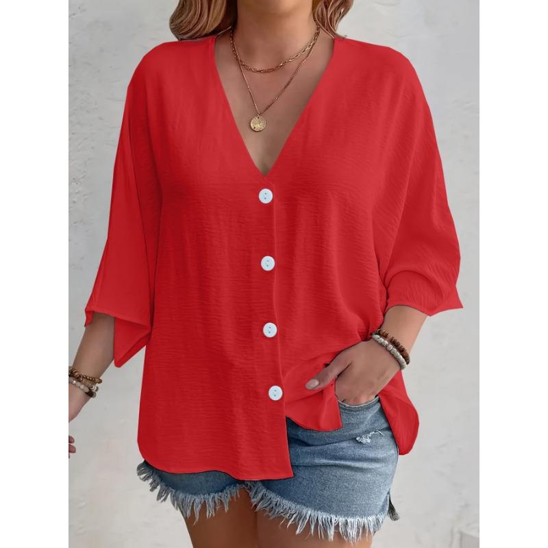 Весна и осень 2025 Новинка Женский кардиган на пуговицах с V-образным вырезом из ледяного шелка с эффектом мятости однотонный женский с длинным рукавом