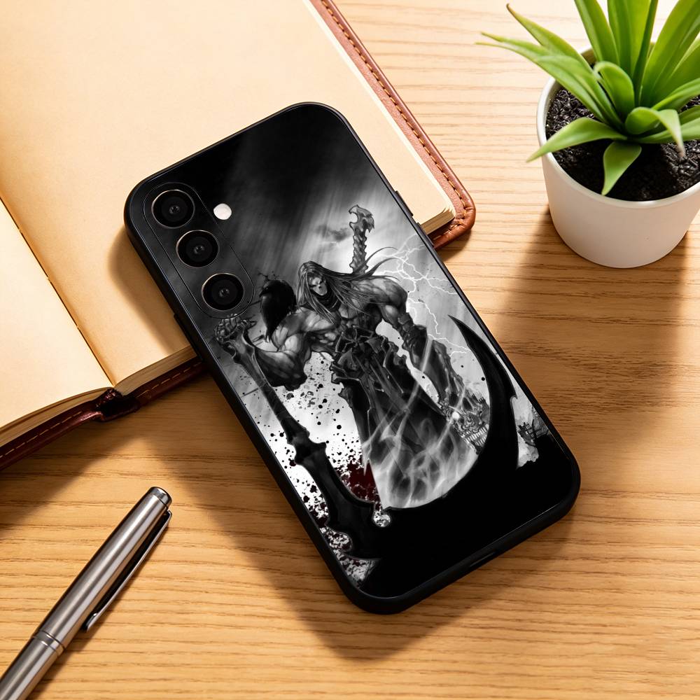 Чехол для телефона D-Darksiders для Samsung Galaxy A73,A72,A71,A70,A53,A52,A51, Мягкий силиконовый черный чехол