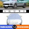 Чехол для автомобиля из ткани Оксфорд подходит для Porsche 911 718 Panamera Cayenne Taycan Macan Boxster, водонепроницаемый и защищающий от солнца