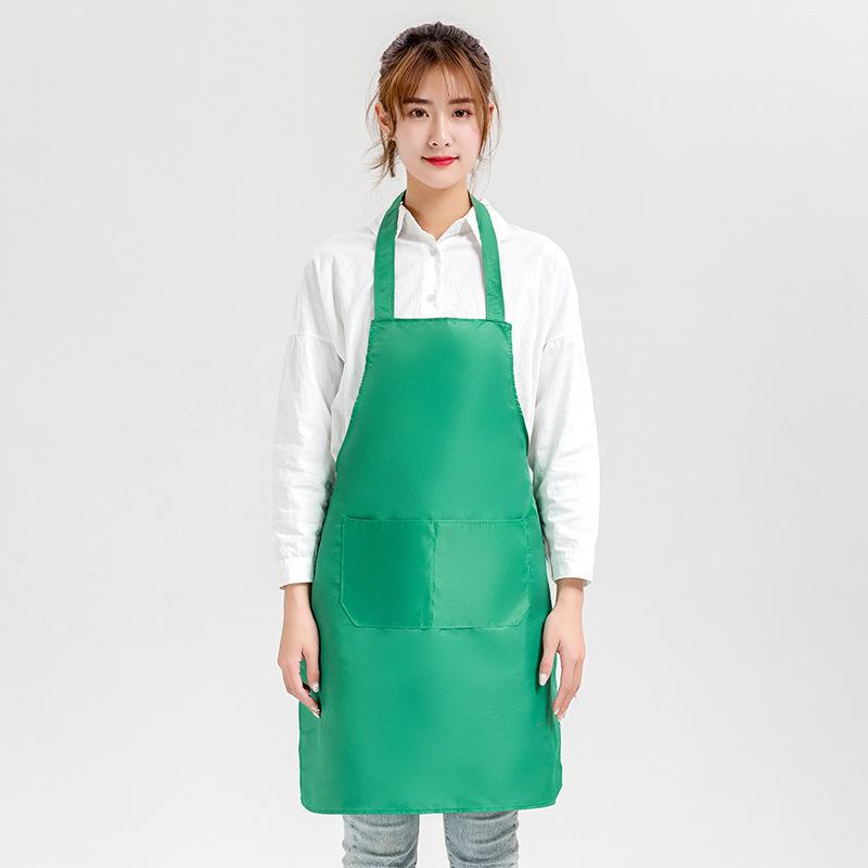 Индивидуальные фартуки цвета персиковой кожи: Современные однотонные цвета с персонализированными логотипами — идеально подходят для подарков и рекламы.