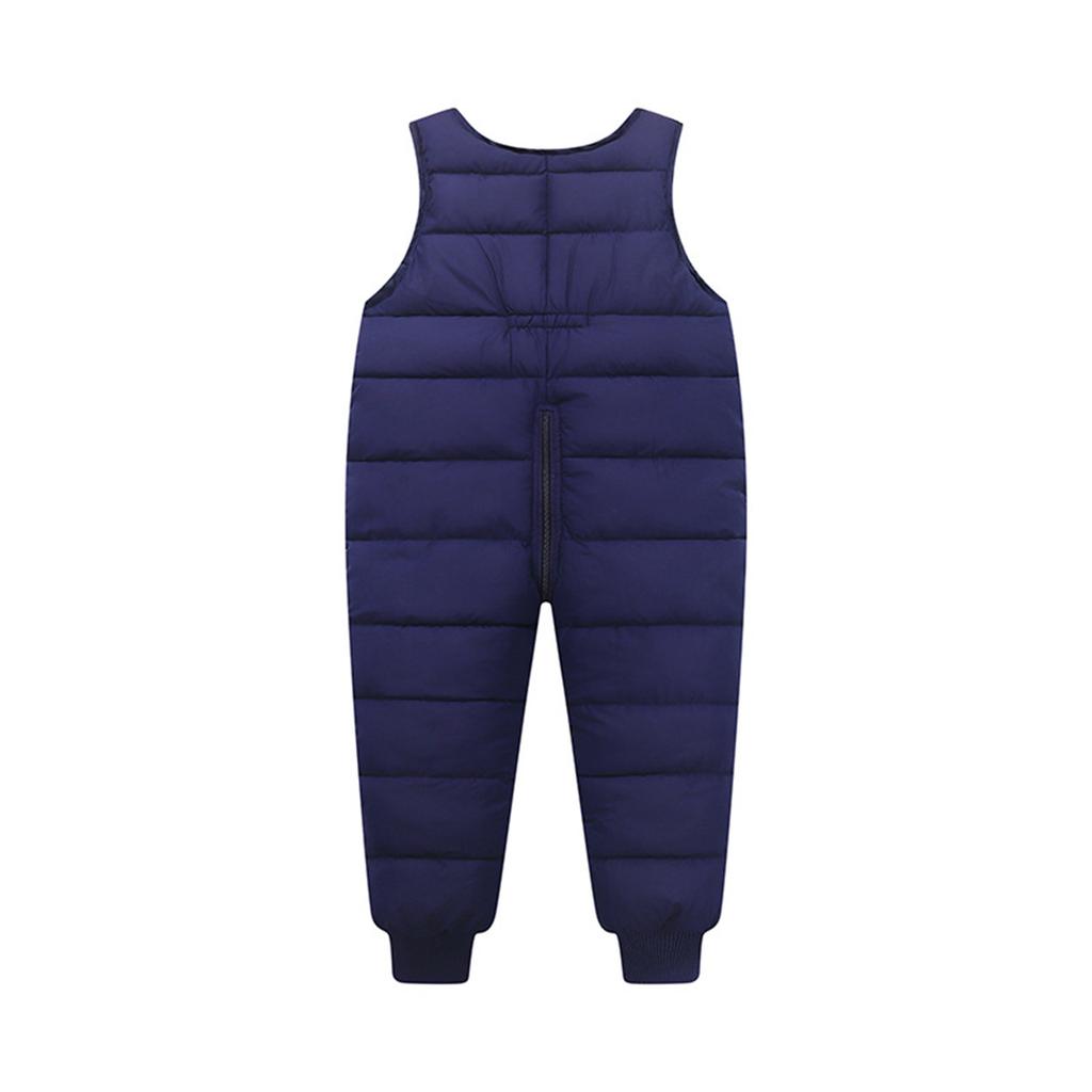 Осенние и зимние хлопковые брюки-переноски с подкладкой и утолщенным пухом для малышей и маленьких детей