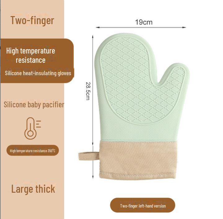 Silicone Heat-Resistant Non-Slip Oven Gloves for Baking