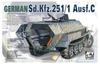 AFV Club Пластиковая модель 1/35 Sd.kfz.251/1 Ausf.C