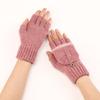 Half Finger Student Writing Gloves Hand Warmers Outdoor Mittens Fashion Business Gloves  Girl Boys