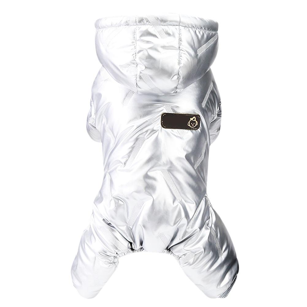 Зимний теплый комбинезон-куртка для питомца, водонепроницаемая одежда для маленьких собак, пальто для щенка, одежда для чихуахуа, французского бульдога, мопса