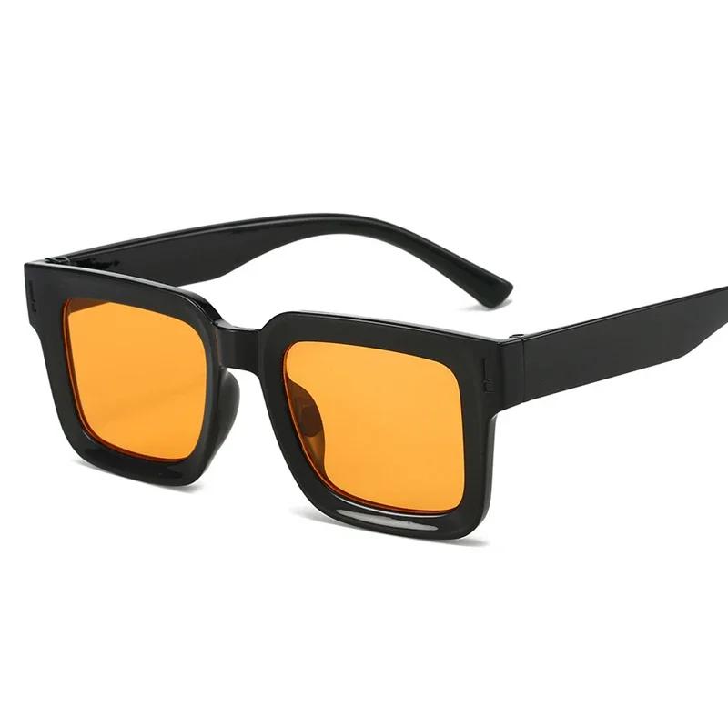 Элегантные квадратные солнцезащитные очки Женские Мужские Повседневные Солнцезащитные очки Женские Мужские Модные Зеркальные Винтажные Для улицы Очки от солнца
