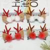 Japanese & Korean Style Christmas Antler Ears Mink Hair Headband for Photo & Live Broadcast