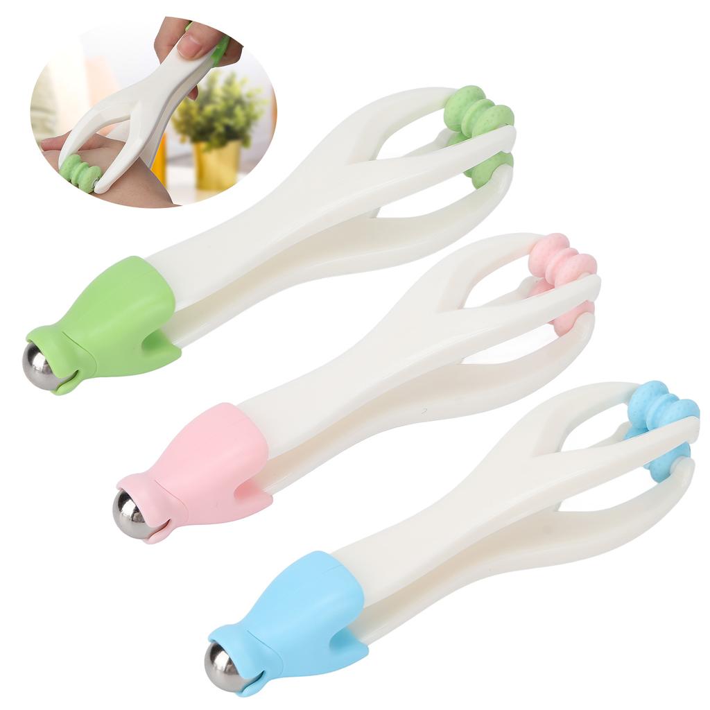 2 In 1 Finger Joint Acupoint Massager Kit Relief Stress Blood Circulation Acupressure Massage Roller