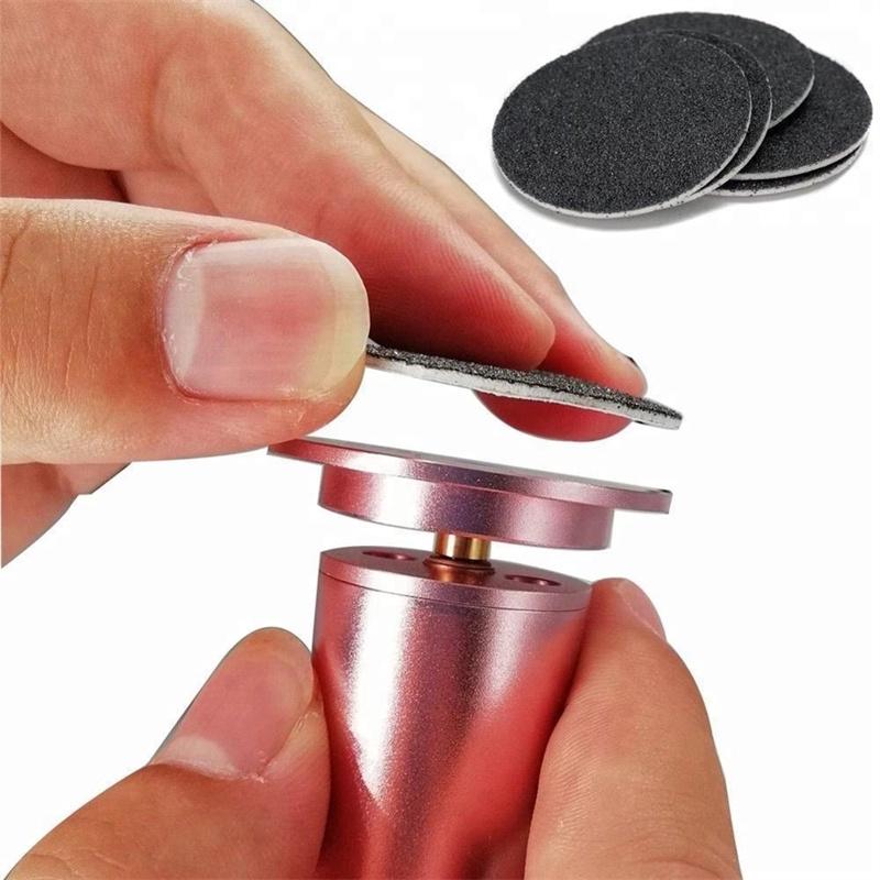 60 шт., сменный диск наждачной бумаги, аксессуары для электрического инструмента для удаления мозолей на ногах, пилка для ног для педикюра