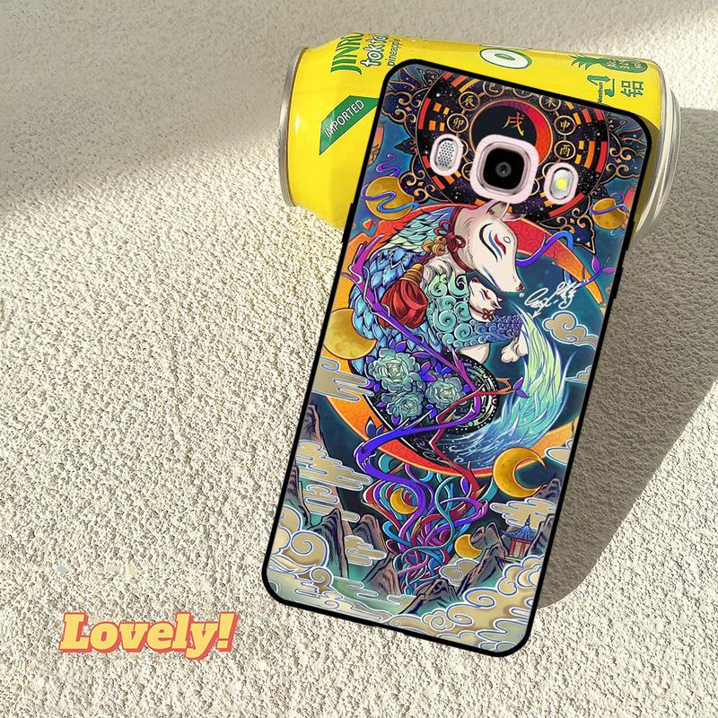 Чехол для телефона с китайским зодиаком Дракон Тигр для Samsung Galaxy J5 J3 J7 A5 J1 2016 2017 J2 Core J8 A9 J4 J6 A6 A8 Plus 2018