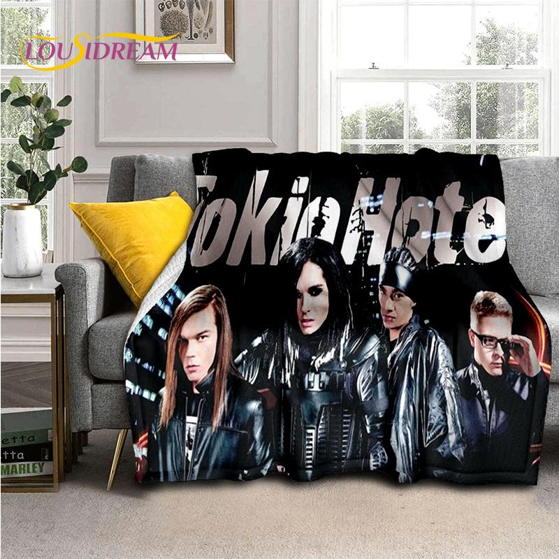 3D Покрывало Tokio Hotel Билл Каулитц, Мягкое Фланелевое Одеяло, Плед, Удобное Одеяло для Пикника, Кровати, Дивана, Дома, Спальни