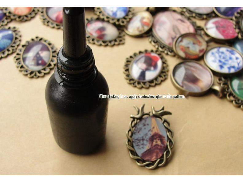 Antique Green Retro Double Happiness Jewelry Accessories, 4.5g, 40pcs