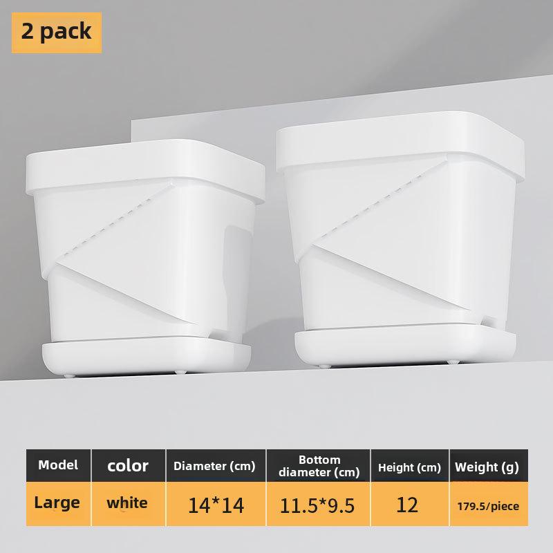 Прочные дышащие пластиковые квадратные цветочные горшки для дома и офиса