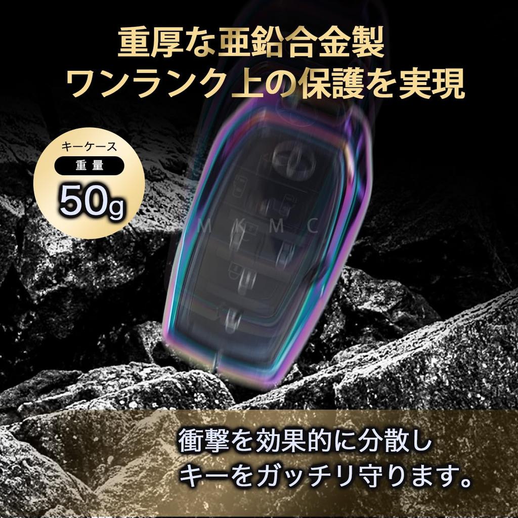 Smart Key Case Cover Alloy Material Toyota Car New Model Voxy Noah 90 Alphard 30 40 Series Harrier Crown RAV4 Compatible Custom Accessory Parts [MKMC]