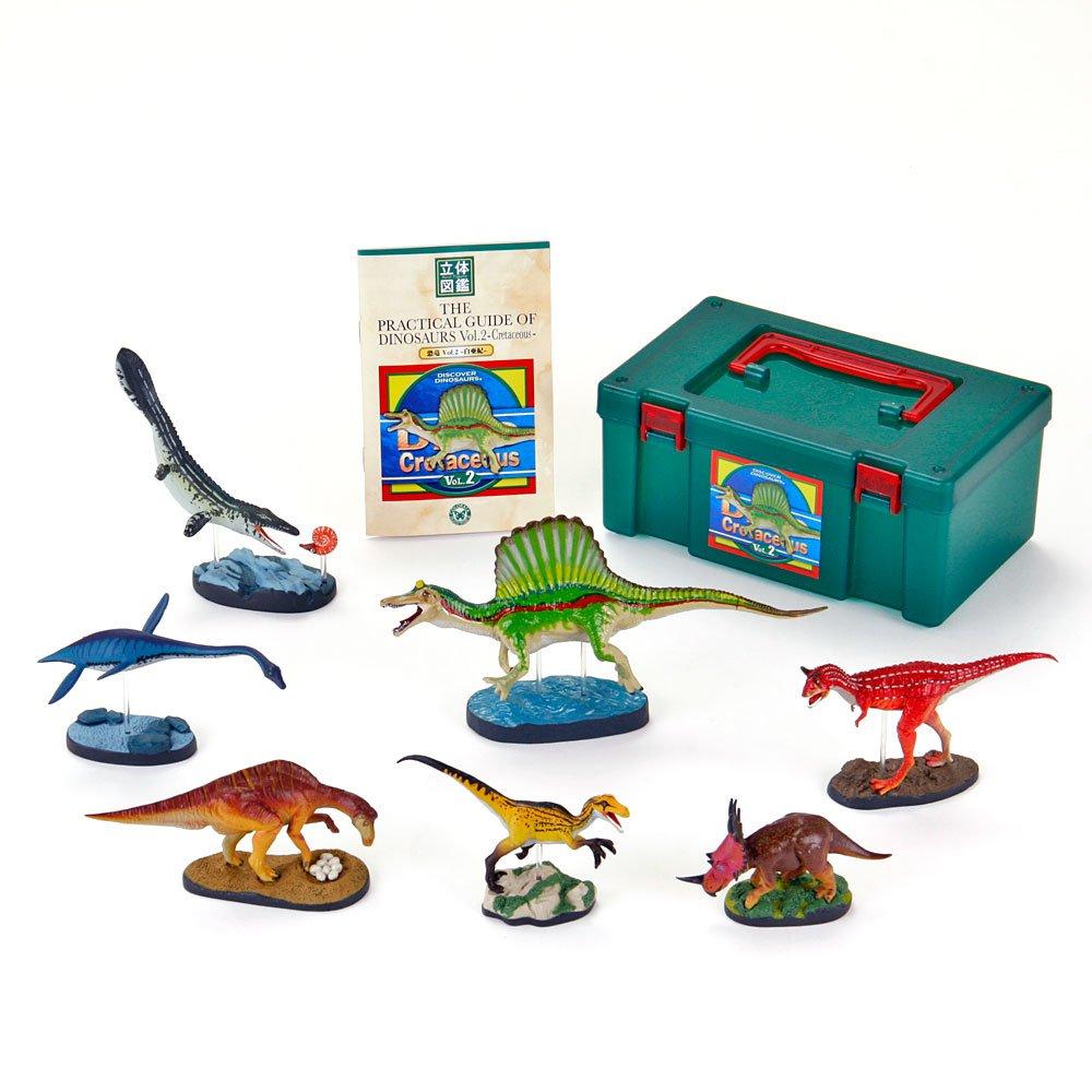 COLORATA 3D Иллюстрированная Книга Реалистичная Фигурка Коробка 7 Динозавр Меловой Период 2 Футабазавр Кирю Ручная Фигурка Подарок День Рождения Реалистичная Фигурка (Дино Том 2