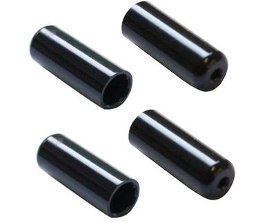 NISSEN CABLE Кабель NI566 Алюминиевый внешний колпачок для Made in Japan CO.,LTD (Nissen Co., Ltd.) Переключатель, Черный, 4 шт.,