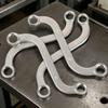 140-240MM Length S-Type Wrench 5Pcs Set Combination Ring Spanner Double Head Wrench  Hand Tools