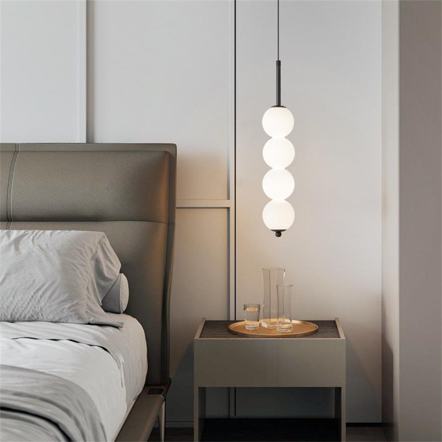 Nordic Copper Glass Ball Прикроватная длинная подвесная лампа для ресторана, подвесной светильник для кухонного острова, магазина, бара, подвесной светильник