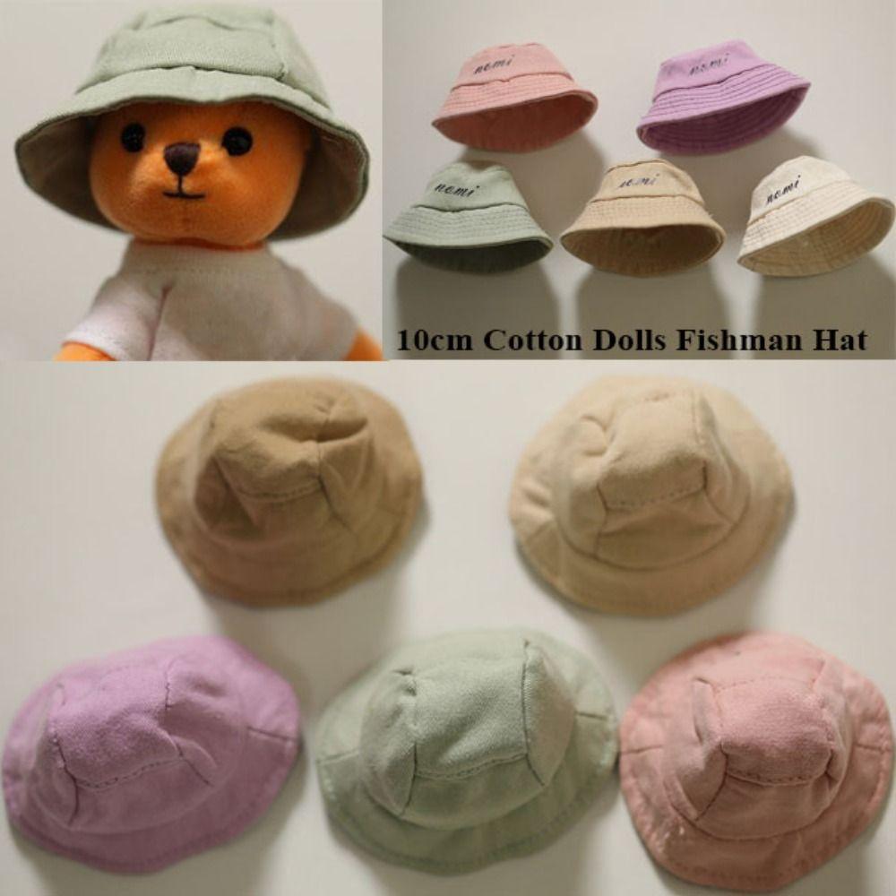 Cute Fashion Caps 9 Colors Animal Wear Caps New Fishman Hat for 10cm Cotton Dolls/For Plush Doll