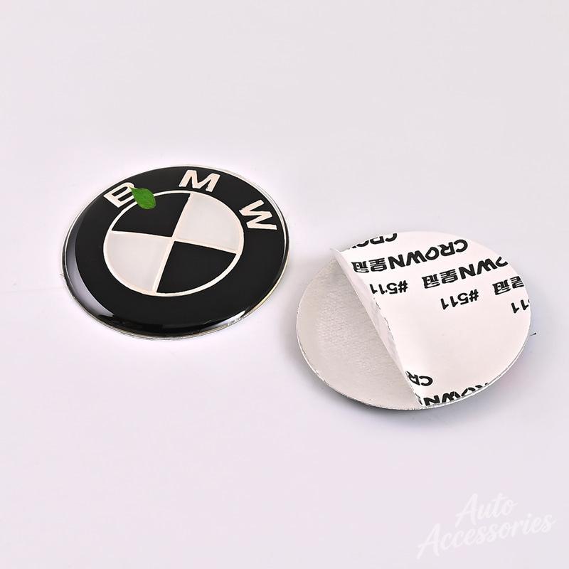BAD1 45MM Car Steering Wheel Stickers Styling Decorate Decal For BMW M Power Motorsport Emblem Badge Decals Auto Interior Accessories DQ0