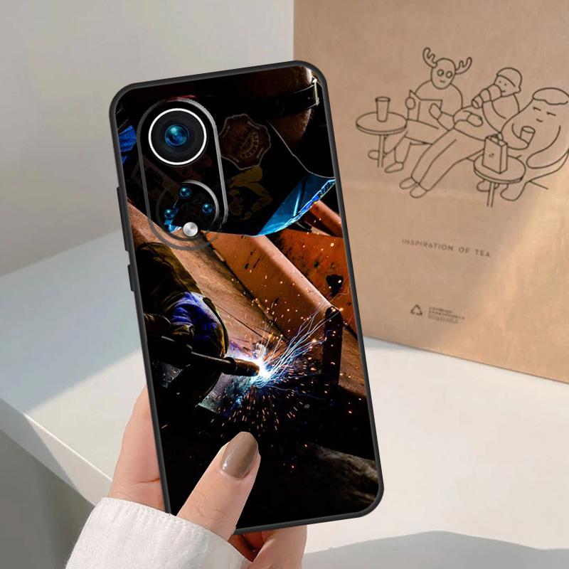 Сварщик Сварка Горячий Металл Рабочий Для Honor Magic 8 Pro 7 6 5 Lite Чехол Для Honor Win RT 200 400 50 70 90 X8b X9a X9b X9c X9d