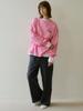 TINKNIT Perse Print T-Shirt_Pink