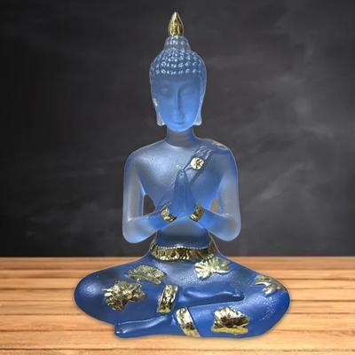 Статуэтки Будды из смолы, украшения, тайская статуя Будды, украшения для храма, имитация статуй Будды, стеклянные украшения для гостиной