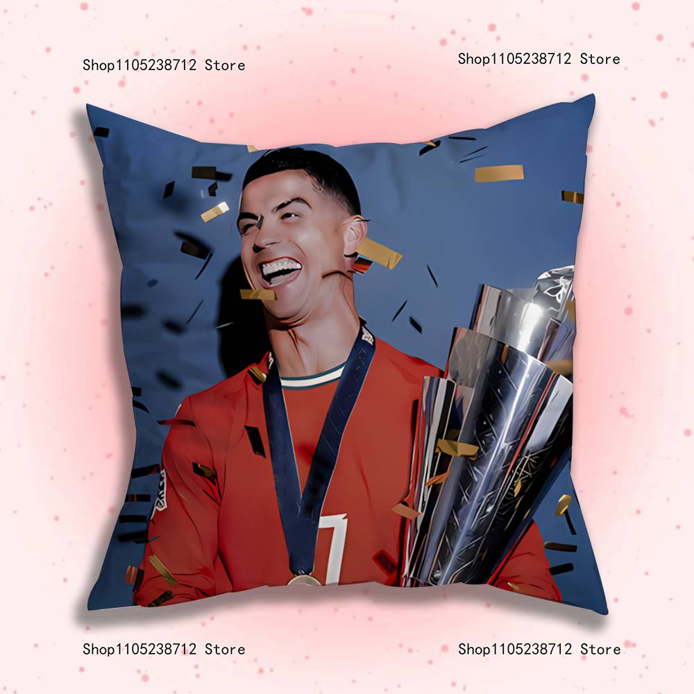 Cr7 Football R-Ronaldo-Es Pillow Case Cushion Cover Home Decor Birthday Gift Pillowcover