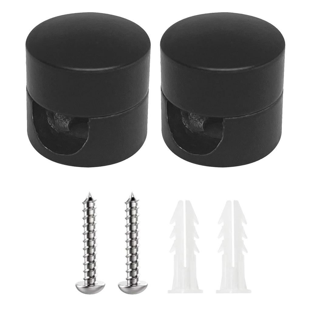 Набор из 2 компактных органайзеров для проводов Универсальные органайзеры для кабелей Прочные фиксаторы для кабелей Регулируемые для эффективного контроля кабелей