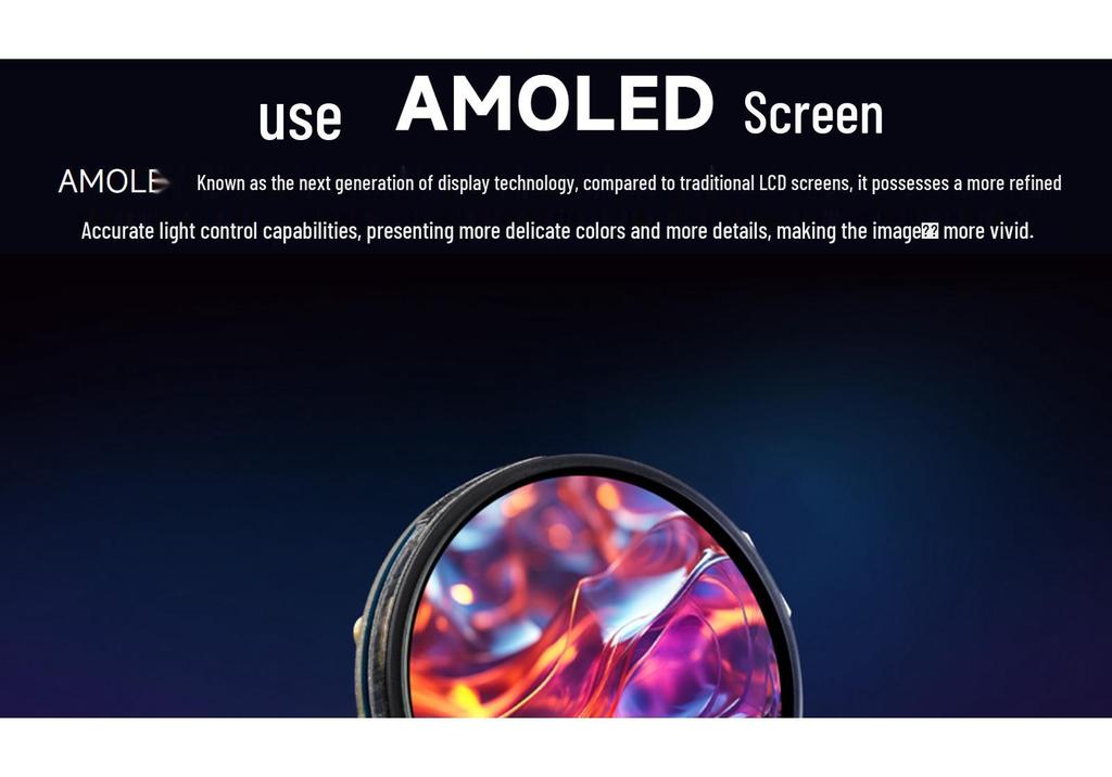 ESP32-S3 1.32" AMOLED Dev Board, 466×466 Res, XiaoZhi AI Compatible